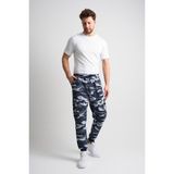 Alexander Gardi Kamuflaj Desenli Cepli Eşofman Altı (E21-72102) - 3XL - Lacivert