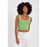 Alexander Gardi Kare Yaka Crop Atlet (A90779-S) - Standart - Mint
