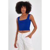 Alexander Gardi Kare Yaka Crop Atlet (A90779-S) - Standart - Saks