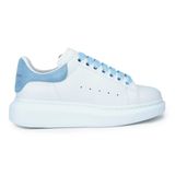 Alexander McQueen 553770-WIAIH-9412 Beyaz Mavi Kadın Spor Ayakkabı