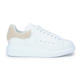 Alexander McQueen 553770-WIAIW-9601 Kadın Sneaker Beyaz Bej