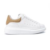 Alexander McQueen 553770-WWAAO-9804 Kadın Sneaker Beyaz Kahverengi