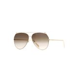 Alexander Mcqueen AM0316S002 Kahve Gold Erkek Güneş Gözlüğü