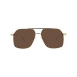 Alexander Mcqueen AM0372S 002 59 Altın Unisex Güneş Gözlüğü