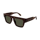 Alexander Mcqueen AM0397S 002 52 Havana Kahve Unisex Güneş Gözlüğü