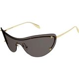 Alexander Mcqueen AM0413S 002 Kadın Güneş Gözlüğü - Altın