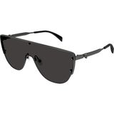 Alexander Mcqueen AM0457S 001 Ruthenium Gri Shield Unisex Güneş Gözlüğü