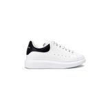 ALEXANDER MCQUEEN Erkek S.Rubber Kalın Tabanlı Deri Sneakers - Beyaz/Siyah