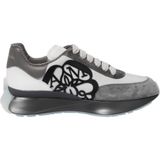 Alexander Mcqueen Logolu Deri Erkek Sneaker - Gri