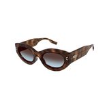 Alexander Mcqueen Mq0324s Kahverengi Cat Eye Kadın Güneş Gözlüğü