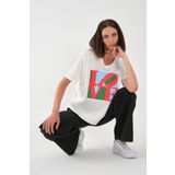 ALEXANDERGARDI Baskılı Basic Kadın T-shirt