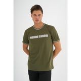 Alexandergardı Baskılı Bisiklet Yaka Siyah T-shirt
