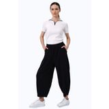 ALEXANDERGARDI BELİ LASTİKLİ BOL PAÇA PANTOLON (B22-14500) SİYAH XL
