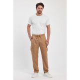 Alexandergardı Beli Lastikli Erkek Kargo PANTOLON(E24-51204-ERKK) - Camel - XL