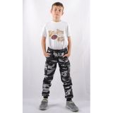 Alexandergardi C21-72100 Kargo Cepli Kamuflaj Erkek Çocuk Jogger Pantolon siyah