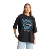 ALEXANDERGARDI Dokulu Baskı Kadın T-shirt SİYAH M