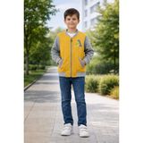 Alexandergardı Fermuarlı Çocuk Kolej Ceket - Sarı - 7 - 8 Yaş