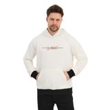ALEXANDERGARDI Özel Unisex Baskılı Kapüşonlu Kanguru Cepli Sweatshirt (UNX-0017602) EKRU 3XL
