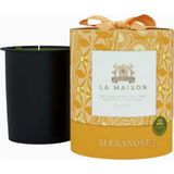 Alexandre J Pale Jade Mum ve Holder Hediye Seti 220G, Elemi-Patchouli - Yeşil