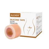 Alexer Soft Silikon Bant Yara İzi Yanık Sezaryen Dikiş İzi Keloid Ameliyat İzi Giderici 4cm x 1,5m