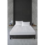 Alez Kapitone Fitted Yatak Koruyucu 100*200 cm - Beyaz - 100 x 200 cm