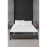 Alez Pamuklu Dört Köşe Lastik Yatak Koruyucu 160*200 cm - 160 x 200 cm - Beyaz