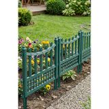 Alezy 5998 Plastik Dekoratif Bahçe Çiti Elite Tekli 60x55cm Yeşil