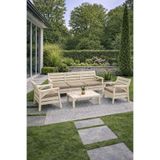 Alezy Hawaii Set - Takım Bahçe Oturma Grubu Minderli - HK810 5 Kişilik