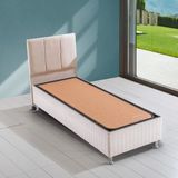 Alf Cyristal Plus Baza + Artemis Başlık - Tek Kişilik - 120 x 200 cm - Krem