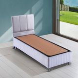 Alf Cyristal Plus sandıklı Baza +Artemis Başlık Tek Kişilik - 90 x 190 cm - Beyaz
