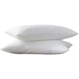 Alf Micro Boncuk Yastık 2 Adet - 50 x 70 cm - Beyaz