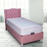 ALF SİESTA 3 LÜ YATAK SETİ ( Yatak, , Baza, Başlık ) Çift Kişilik - 150 x 200 cm - Pembe