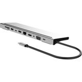 Alfa 11 In 1 Type-C Hub Çoklayıcı HDMI VGA RJ45 Ethernet Typec Pd Dönüştürücü Adaptör Pc Laptop