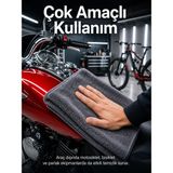 ALFA AKSESUAR 03 50X70 Mikrofiber Tank Bezi Araç Kurulama ve Oto Bakım Temizlik Bezi Yüksek Su Emici