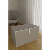 ALFA AKSESUAR 03 Baza Altı Boy Çok Amaçlı Düzenleyici Kutu Organizer Cırt Cırtlı Hurç 19CM x 40CM x 50CM (1 Adet) - Çok Renkli