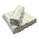 ALFA AKSESUAR 03 Bulteks Jakarlı Kadife Havlu 30X50 - Beyaz - Standart