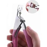 ALFA AKSESUAR 03 Takma Tırnak Protez Tırnak Pens Kesici Ayarlayıcı Giyotin - Çok Renkli