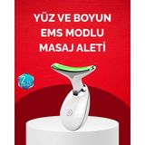 ALFA AKSESUAR 03 USB Şarjlı LED Işık Terapili Yüz Boyun Bakım Cihazı