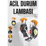 ALFA AKSESUAR 03 Yeni Nesil Kamp Feneri Çok Fonksiyonlu Fener Anahtarlık USB Çakmaklı Cam Kırıcı Kemer Kesici Açacak - Belirtilmemiş - Çok Renkli