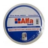 Alfa Alfabant Maskeleme Bandı 18MM x 20 mt ( 3 Adet)