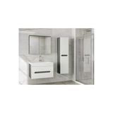 Alfa Banyo Alpi (80+35) 115 cm Mdf Boy Dolaplı Lavabolu Banyo Dolabı Seti--Hazır Kurulu--