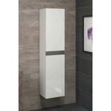 Alfa Banyo Esen Mdf Beyaz 140 Cm Lüx Banyo Boy Dolabı- Hazır Kurulu