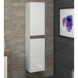 Alfa Banyo Esen Mdf Beyaz 150 cm Lüx Banyo Boy Dolabı