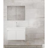 Alfa Banyo Estella Ea-Beyaz-65 cm Mdf-Ayna Dolaplı, Lavabolu Banyo Dolabı Takımı**demonte Değil**