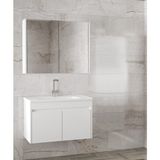 Alfa Banyo Estella-Ea Beyaz 80 cm Mdf-Aynalı-Lavabolu Banyo Dolabı Takımı***demonte Değil***