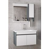 Alfa Banyo Estella-OA 80 cm Mdf Aynalı Lavabolu Banyo Dolabı Takımı Demonte Değil