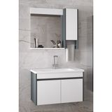 Alfa Banyo Estella-Oa 80 Cm Mdf-Aynalı-Lavabolu Banyo Dolabı Takımı