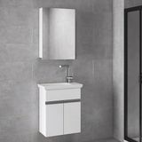 Alfa Banyo Minico Ebeveyn-B 50 X 32 Cm Ayna Dolapli Mdf Banyo Dolabi Takimi