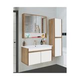 Alfa Banyo Serena Ea 80 Cm Seramik Lavabolu Banyo Dolabı Seti, Boy Dolaplı, Mdf, 80+35 Cm,