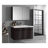 Alfa Banyo Siyah 80 Cm Banyo Dolabı Takımı-mdf Beyaz